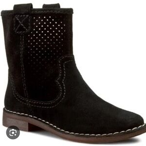 Clarks Somerset Women’s 8 Suede Black Booties